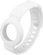 DELTACO Apple AirTag silicone wristband, white 1