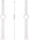 DELTACO Apple AirTag silicone wristband, white 3