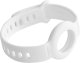 DELTACO Apple AirTag silicone wristband, white 4