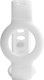 DELTACO Apple AirTag silicone wristband, white 5