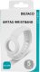 DELTACO Apple AirTag silicone wristband, white 10