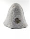 SAUNA HAT WITH WHISK PIC GREY HALF-WOOL 1