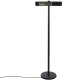 HORTUS Terrassevarmer gulvmodel 500/1000/1500W remote RGT sort (211-410) 1