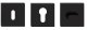 DOOR HANDLE QUBIK SQUARE BLACK UNIVERSAL 2