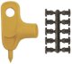 KIT 1 DRILLIN KEY+10 PIPE REPA PLUG 4MM 1