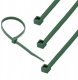 CABLE TIES 290X4.5 ELMATIC GREEN 100PCS 1