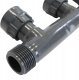 PVC MANIFOLD SYSTEM 2 PORTS 1IN 1