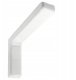 Malys Group WHITE SHELF HOLDER A012 117X80 2 PCS. 5