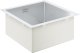 GROHE K700 45-S, Undermount sink, Square, Stainless steel, Stainless steel, 1 bowls, Square 1