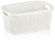 LAUNDRY BASKET 38L KNIT M-080 WHITE 1