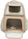 TRIXIE 28831, Soft pet carrier, Backpack pet carrier, Dog, 7 kg, Top & front load, Beige 7