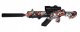 Pistolet Karabin Automatyczny Na Kulki Żelowe 70Cm 5