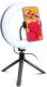 Lampa pierścieniowa SBS Mobile TESELFIERINGCLIP, LED, Black, White, USB, 5 V, 20 cm, 200 mm 1