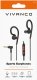 Vivanco Sport Outdoor, Headset, Ear-hook, Sports, Black, Orange, Binaural, Multi-key, Volume +, Volume - 1