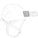 Adapter Petzl Na Czołówkę Do Dowolnego Kasku Black 1