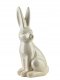 MAVE BEIGE Figura zając ceramiczna 19x18x40,5cm 1