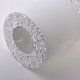 ŚWIECA LAMPION WALEC 120X240 DIAMENT BIAŁY PORCELANA 1