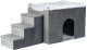 Trixie TRIXIE 38039, Cave pet bed, Indoor, Cat, Grey, Rectangular, Monochromatic 1