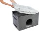 Trixie TRIXIE 38039, Cave pet bed, Indoor, Cat, Grey, Rectangular, Monochromatic 5