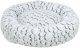 Trixie Mila bed, round, plush, ø 60 cm, white-grey 1