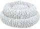 Trixie Mila bed, round, plush, ø 60 cm, white-grey 2