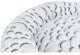 Trixie Mila bed, round, plush, ø 60 cm, white-grey 5