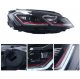 Lampy Volkswagen Golf 7 Przód Red 2