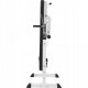 Ławka do wyciskania 3w1 biała + sztanga winylowa regulowana (zestaw 130 kg 30mm) 3