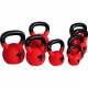 Zestaw kettlebell z gumową powłoką 4 kg, 8 kg, 12 kg, 16 kg 2