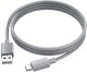 Kabel USB Hoco USB-A - USB-C 1 m Szary 2