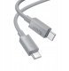 HOCO kabel Typ C do Typ C 3A 60W X107 1 m szary 1