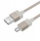 Kabel USB Hoco USB-A - microUSB 1 m Złoty 2