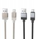 Kabel USB Hoco USB-A - microUSB 1 m Złoty 3
