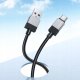 Kabel USB Hoco USB-A - USB-C 1 m Czarny 4