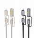 HOCO kabel All-in-one Typ C / Lightning do Typ C / Zapalniczka samochodowa PD 3A 60W U138 1,2 m czarny 2