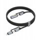 HOCO kabel All-in-one Typ C / Lightning do Typ C / Zapalniczka samochodowa PD 3A 60W U138 1,2 m szary 1