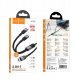 HOCO kabel 2w1 Typ C do Typ C + Lightning 5A 100W U139 1,2 m czarny 6
