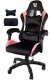 Fotel obrotowy gamingowy HERO ENZO PINK + WHITE ALCANTARA ICE 11