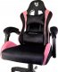 Fotel obrotowy gamingowy HERO ENZO PINK + WHITE ALCANTARA ICE 2