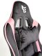 Fotel obrotowy gamingowy HERO ENZO PINK + WHITE ALCANTARA ICE 6