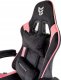 Fotel obrotowy gamingowy HERO ENZO PINK + WHITE ALCANTARA ICE 7