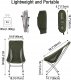 Krzesło turystyczne moon chair model YL06 NH18Y060-Z green NATUREHIKE 1