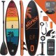 ALLPICK Zestaw Deska SUP Premium z Akcesoriami pomarańczowa 180kg 1