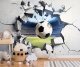 Fototapeta Dla Młodzieży Dzieci Piłka 3D Sport Tapeta Flizelina 400X280 2