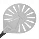 Perforowana łopata do pizzy ze stali nierdzewnej z aluminiowym uchwytem, okrągła, 228x1800 mm | TECHNICA, Pizza Line 3