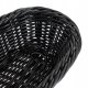 Koszyk owalny z polirattanu 230x100x60 mm, czarny | TECHNICA, Gold Line 2