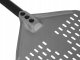 Czarna, perforowana łopata do pizzy z anodowanego aluminium z aluminiowym uchwytem, kwadratowa, 310x355x1200 mm | TECHNICA, Pizza Line 3
