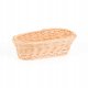 Koszyk owalny z polirattanu 230x100x60 mm, beżowy | TECHNICA, Gold Line 1