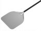 Łopata do pizzy z anodowanego aluminium z aluminiowym uchwytem, kwadratowa, 355x405x1500 mm | TECHNICA, Pizza Line 2