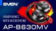 Wireless stereo headphones with microphone SVEN AP-B630MV  black; SV-019303 1